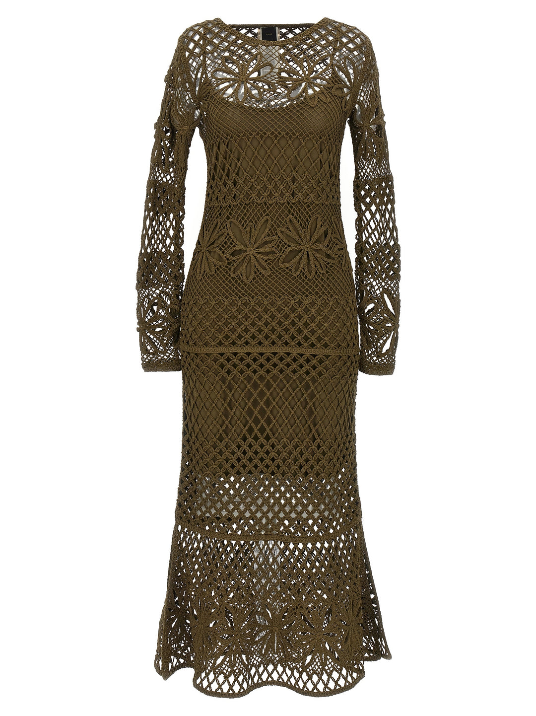 Pinko Crochet Dress Abiti - Verde | 328bc83e0b8463290651a3dbfec2171b37b88195