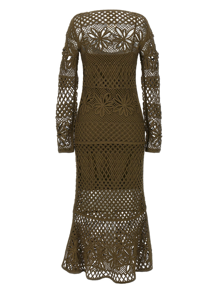 Pinko Crochet Dress Abiti - Verde | c5a1d38be5856719d8b6cd545f2a5d35fa593246