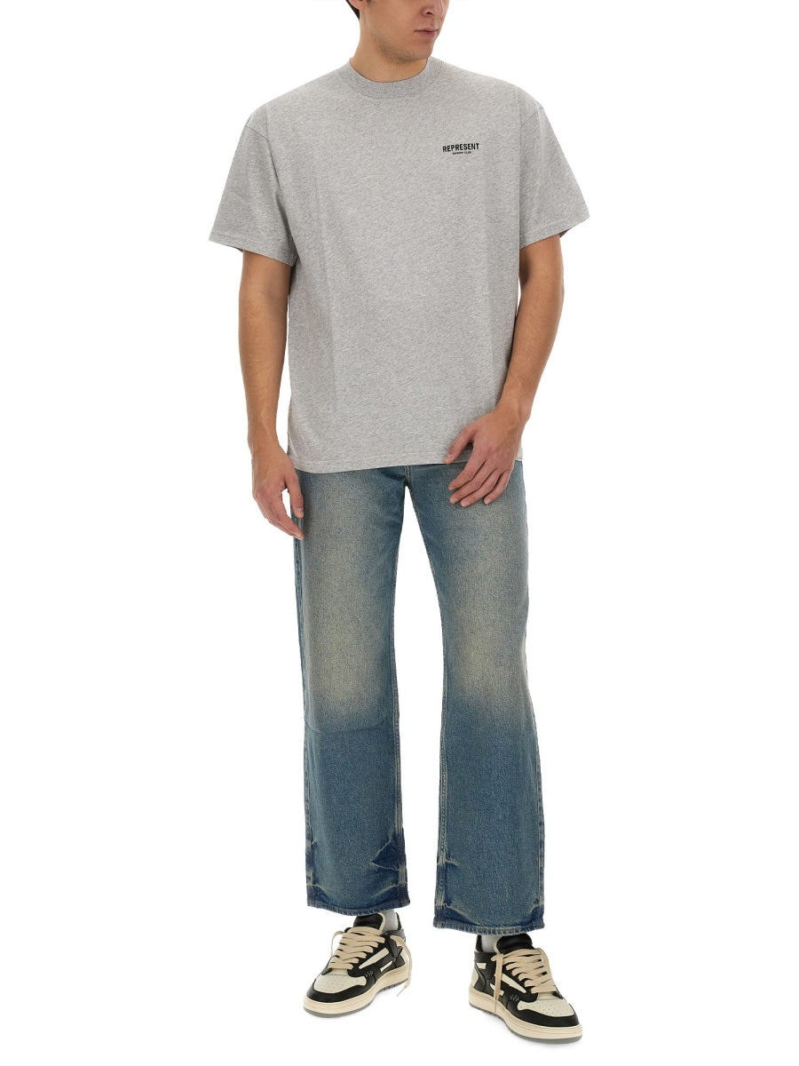 Represent T shirt - Grigio | Wanan Luxury