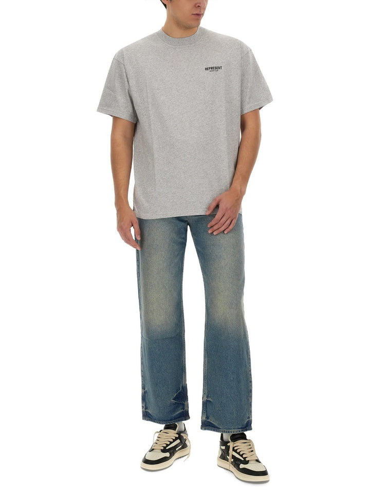 Represent T shirt - Grigio | Wanan Luxury