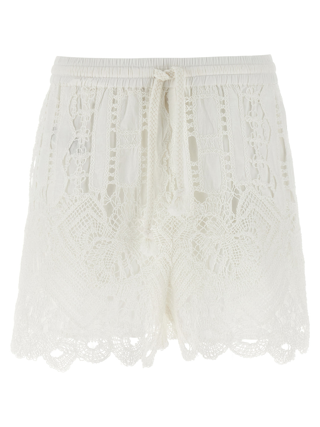 Pinko Macramé Shorts Bermuda e Short - Bianco | f2f35a9e0a99106cd55b3e3b853cb16c6eaf44b1