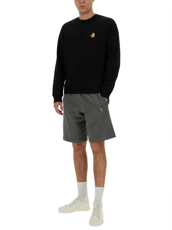 Maison Kitsuné Felpe - Nero | Wanan Luxury