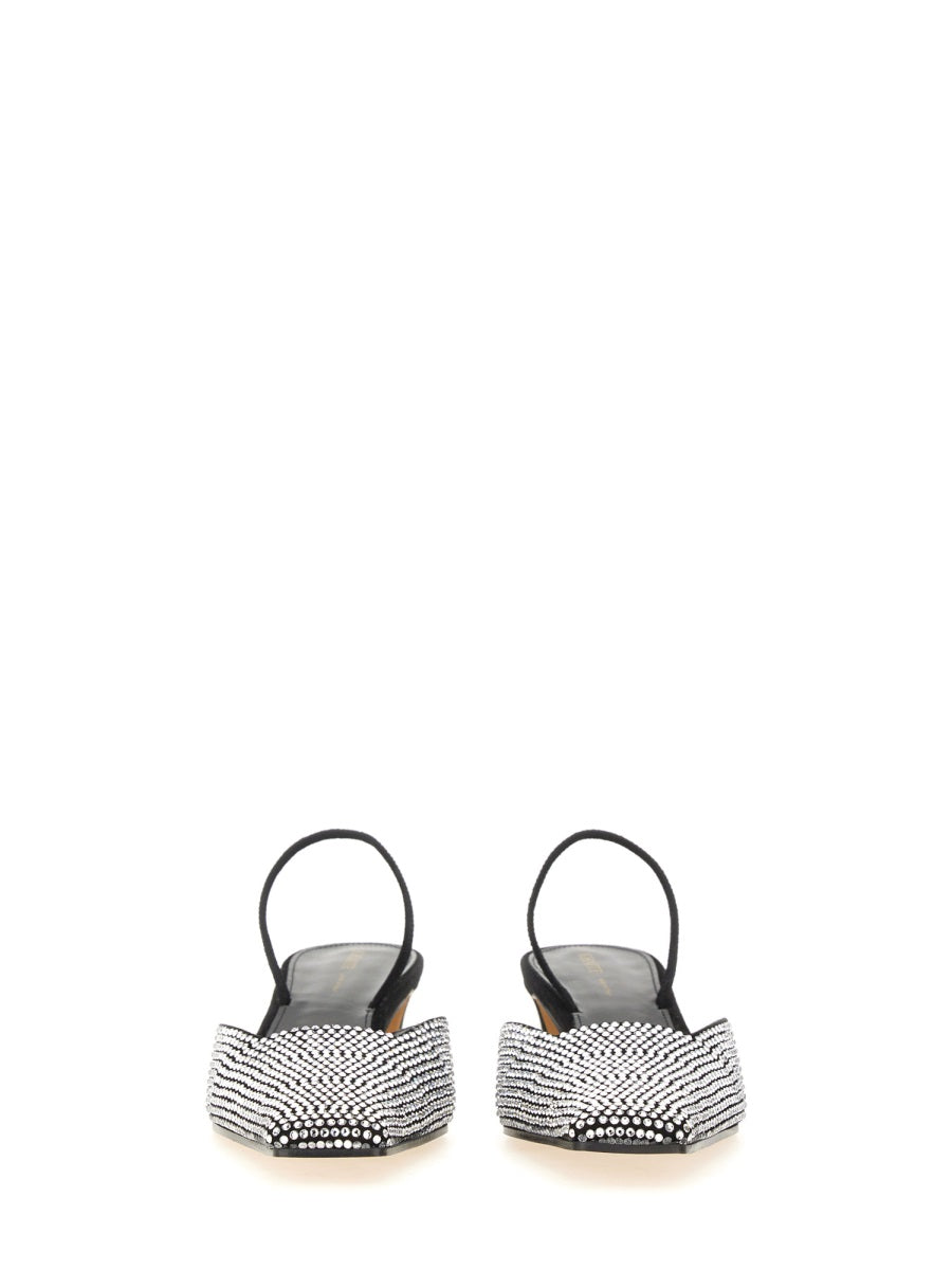 Khaite Sandali - Nero | Wanan Luxury