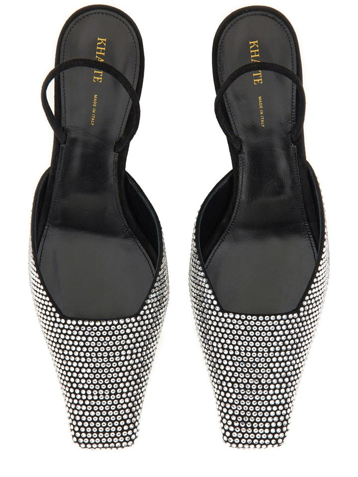 Khaite Sandali - Nero | Wanan Luxury