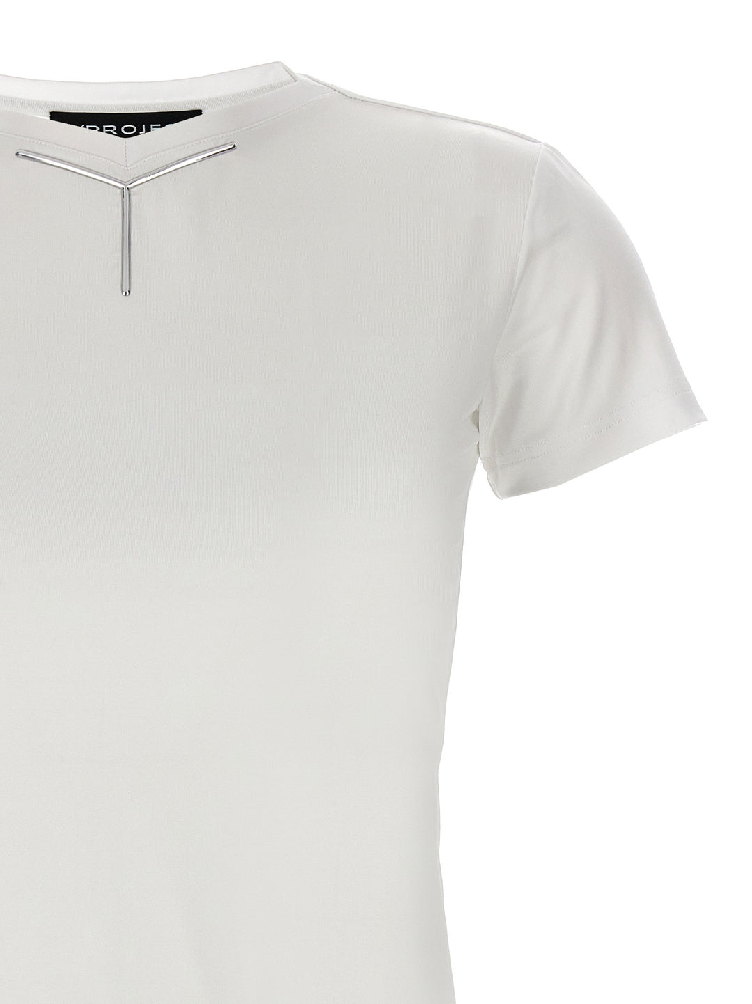 Y/Project Y Baby Tee T shirt - Bianco | d22a36990262bc12519043171de3958ff0bf8f17