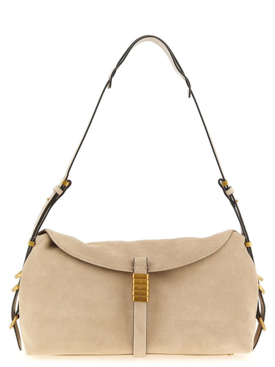 Pinko Saddle Horizontal Borse a Spalla e Tracolla - Beige | e405caac8a18f00a65742ebfbbbe9d3d12e18fbc