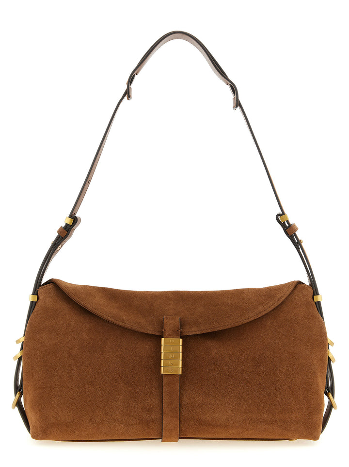 Pinko Saddle Horizontal Borse a Spalla e Tracolla - Marrone | 66c61067bfa5da47506b4b152934d41e831bf5cc