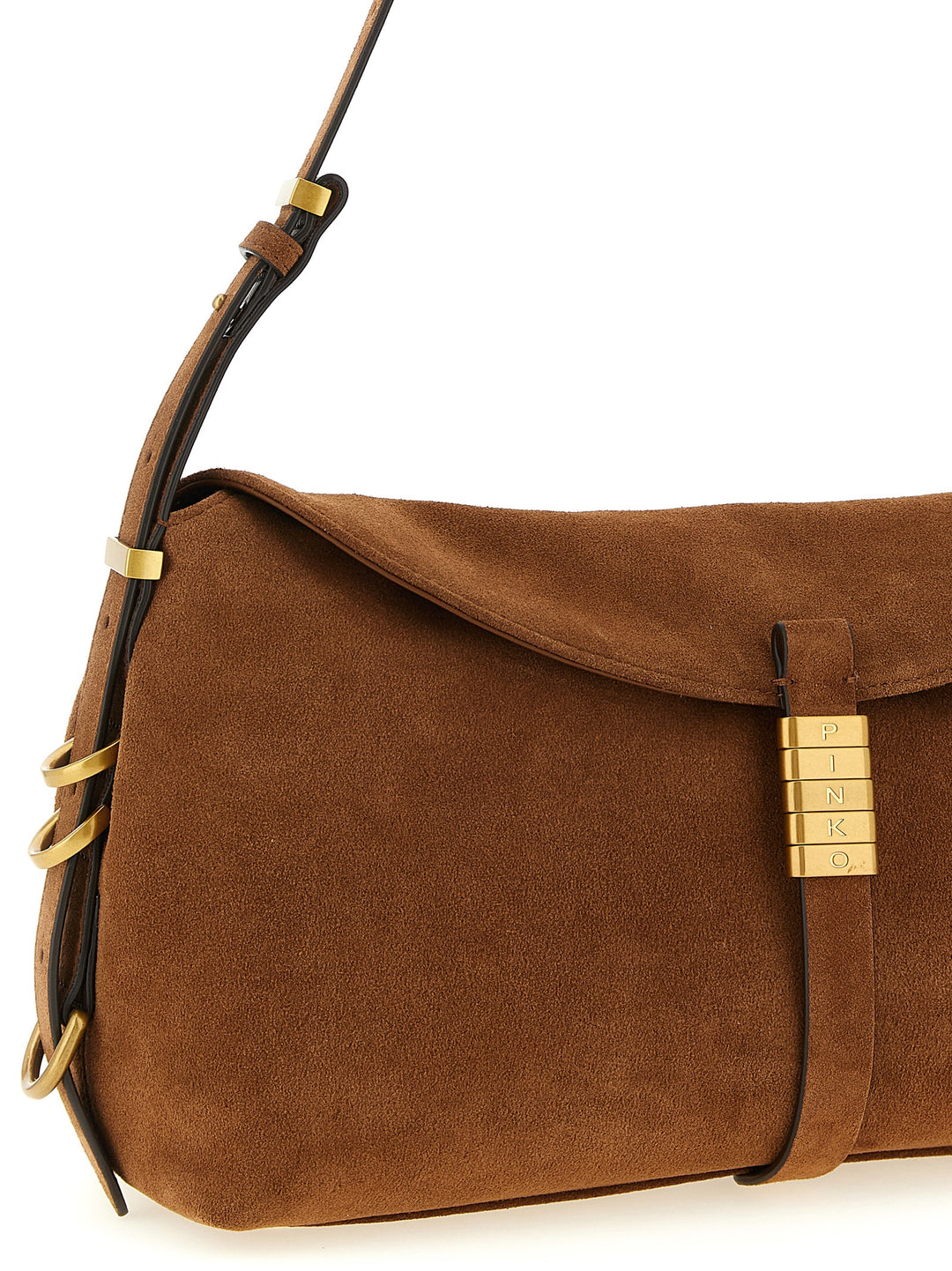 Pinko Saddle Horizontal Borse a Spalla e Tracolla - Marrone | 02c67479674561b13a2f44660665b942447a9e41