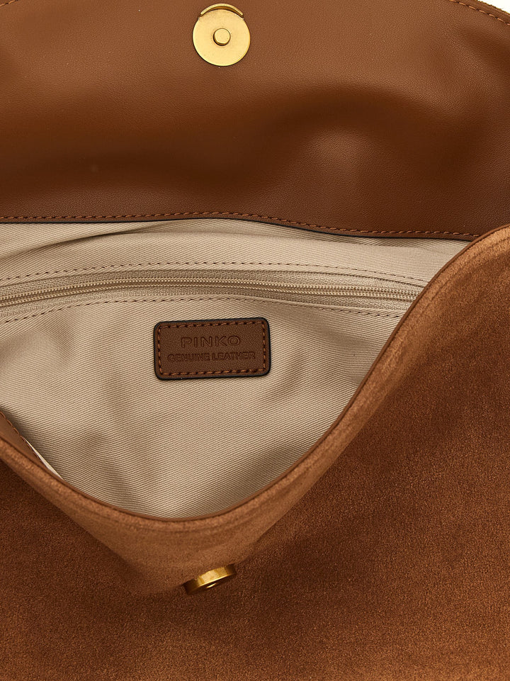 Pinko Saddle Horizontal Borse a Spalla e Tracolla - Marrone | a19c04b61b978a7feab3f705319919fe130cec72