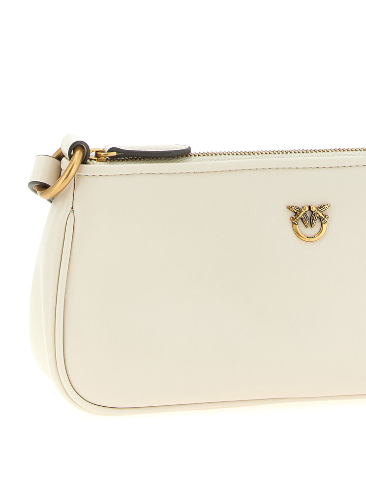 Pinko Half Moon Baguette Borse a Tracolla - Bianco | 144cd7344aff626ceb9963c0fa68aae8ee26b63b