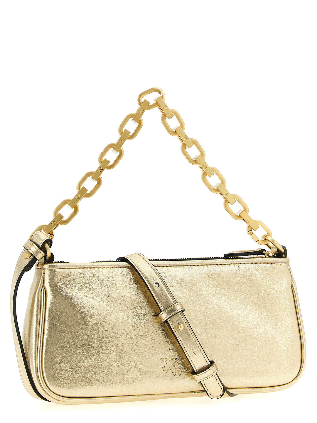 Pinko Half Moon Baguette Borse a Tracolla - Oro | 0c0234faf0d41ea79310cba28d5278ab3a4fdc0f