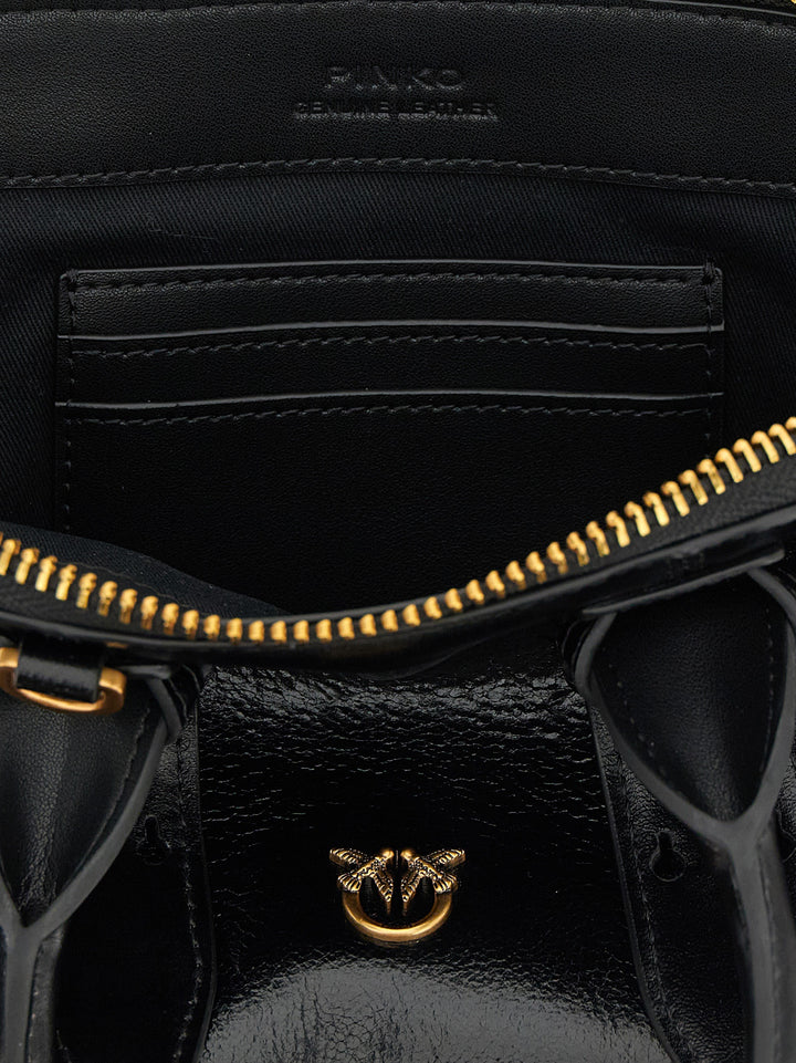 Pinko Bowling Mini Borse a Mano - Nero | d95b5931dc4deb4735f08d98e671db7f22c0da84