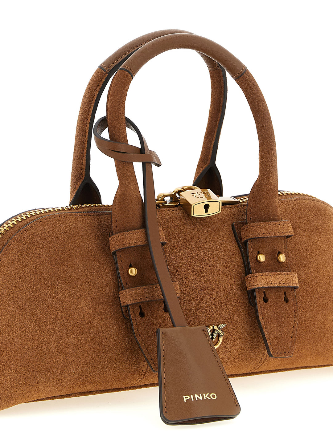 Pinko Bowling Baguette Borse a Spalla e Tracolla - Marrone | fc3f6adcb23dcdb9d0bbd9ac8f1137da3d581d89