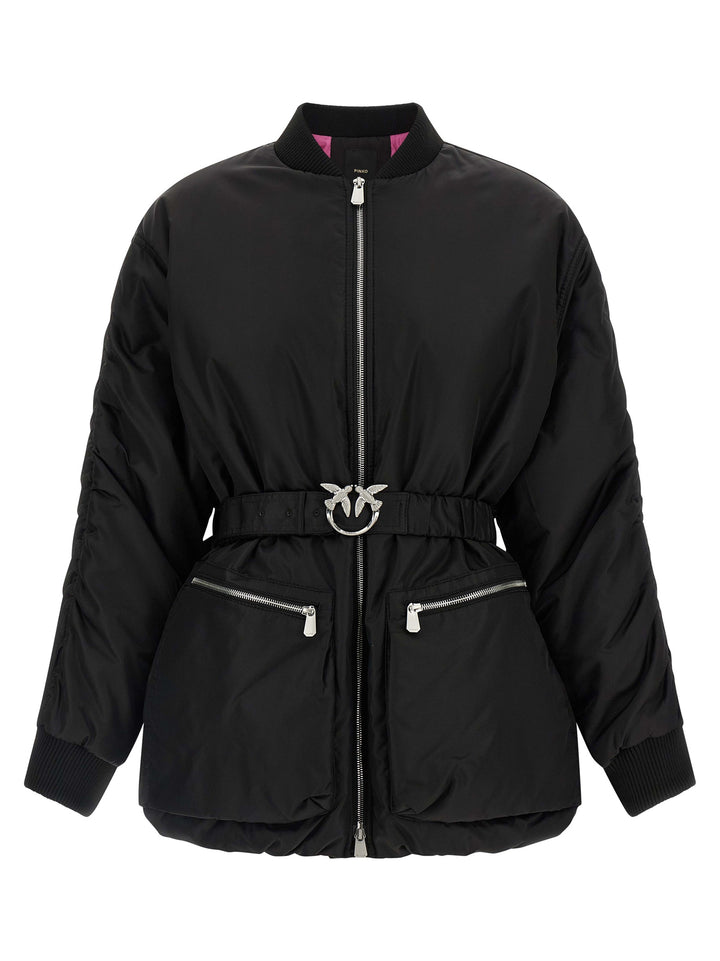 Pinko Bacon Puffer Jackets - Nero | c7d40cbbf47d4bbafcb9451997d5e7b70a4fc801
