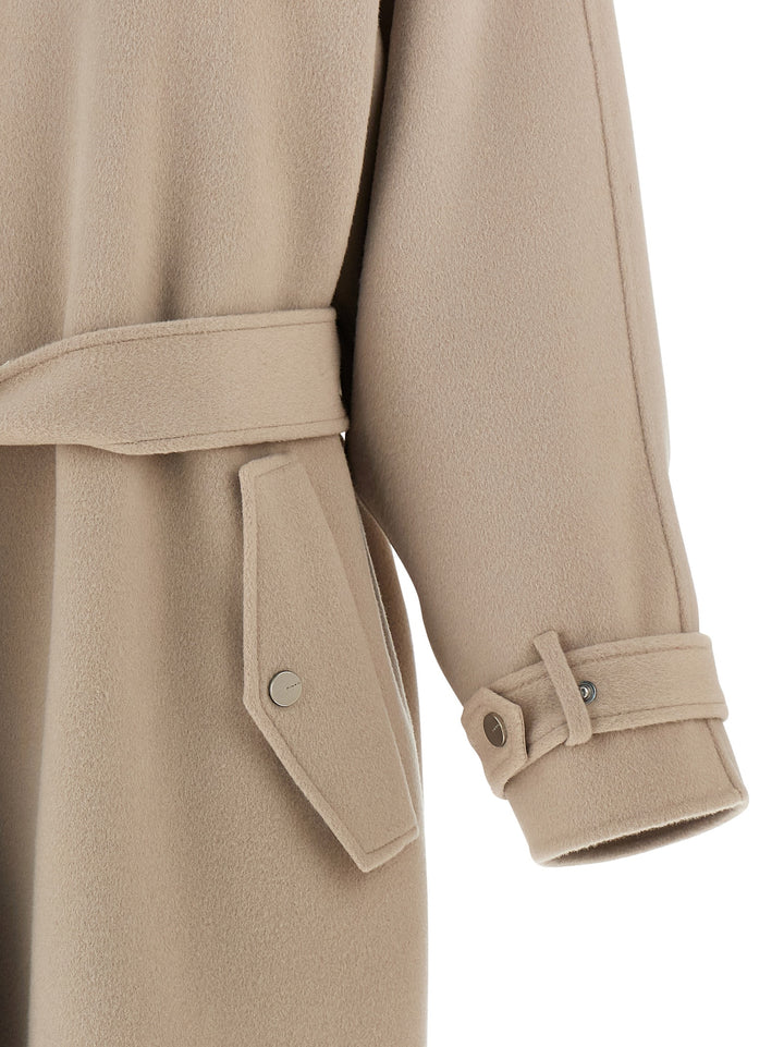 Pinko Cartoccio Trench e Impermeabili - Beige | 8f535b1a9fd66043cf65dcddc03dde264333d9ab