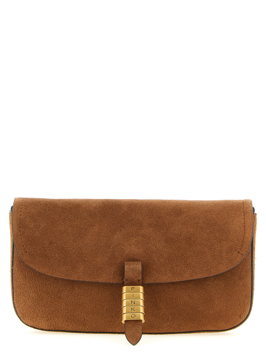 Pinko Saddle Flat Borse a Spalla e Tracolla - Marrone | a3ae25e5517d2832954eb40fb70741403985aba0