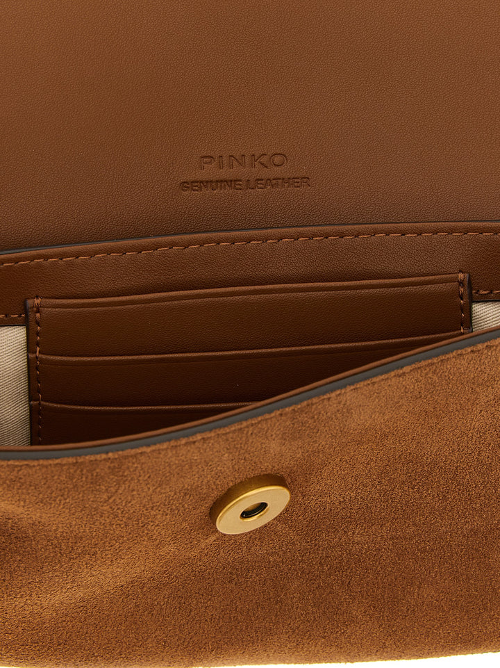 Pinko Saddle Flat Borse a Spalla e Tracolla - Marrone | c8b6bbc40e3679214529a050afd51cae2409362c