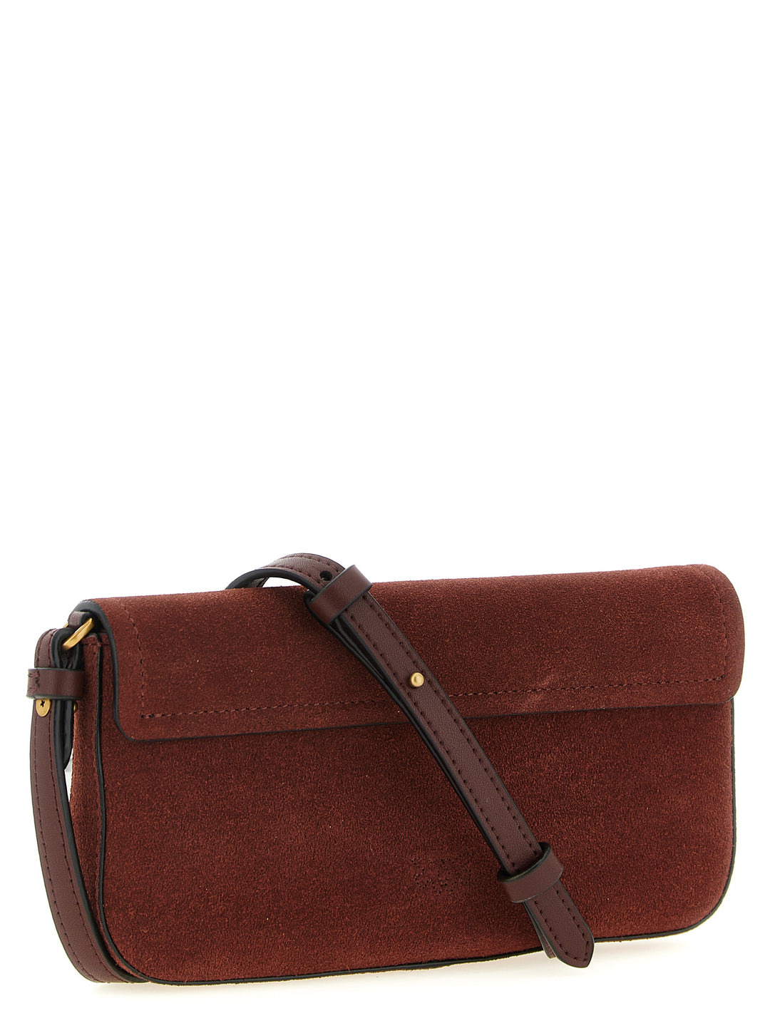 Pinko Saddle Flat Borse a Spalla e Tracolla - Bordeaux | 79d37d84f4872bf955a11889f19121b5f01c9867