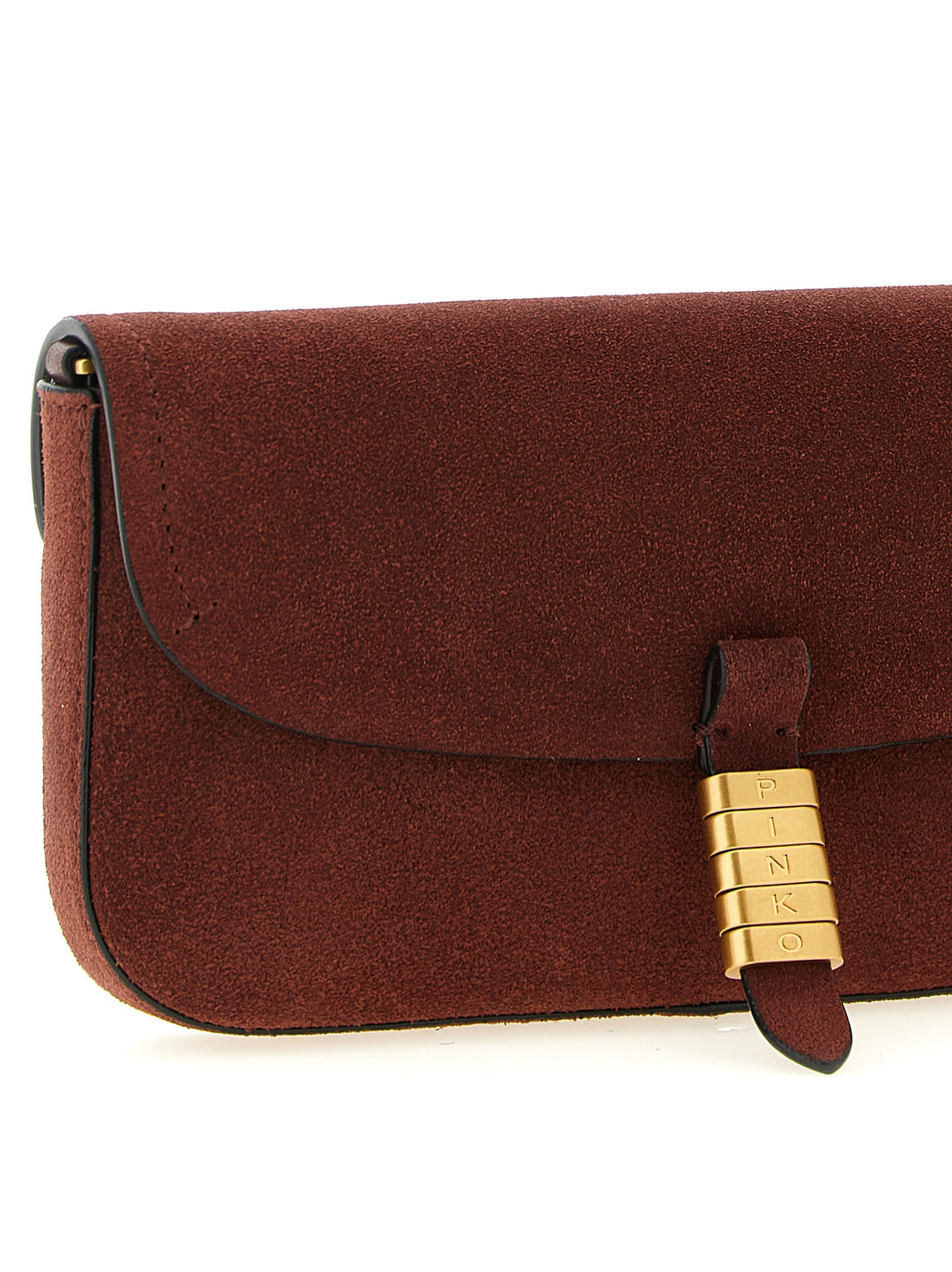 Pinko Saddle Flat Borse a Spalla e Tracolla - Bordeaux | e8bd0f8099ac93d9009c174fee6b903994256855
