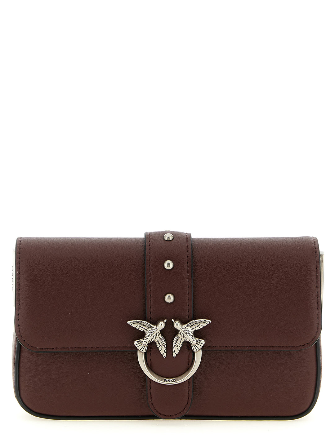 Pinko Baby Love One Slouchy Borse a Spalla e Tracolla - Bordeaux | e38947b22a77bea4b9eb2f111376c199eb4b4715
