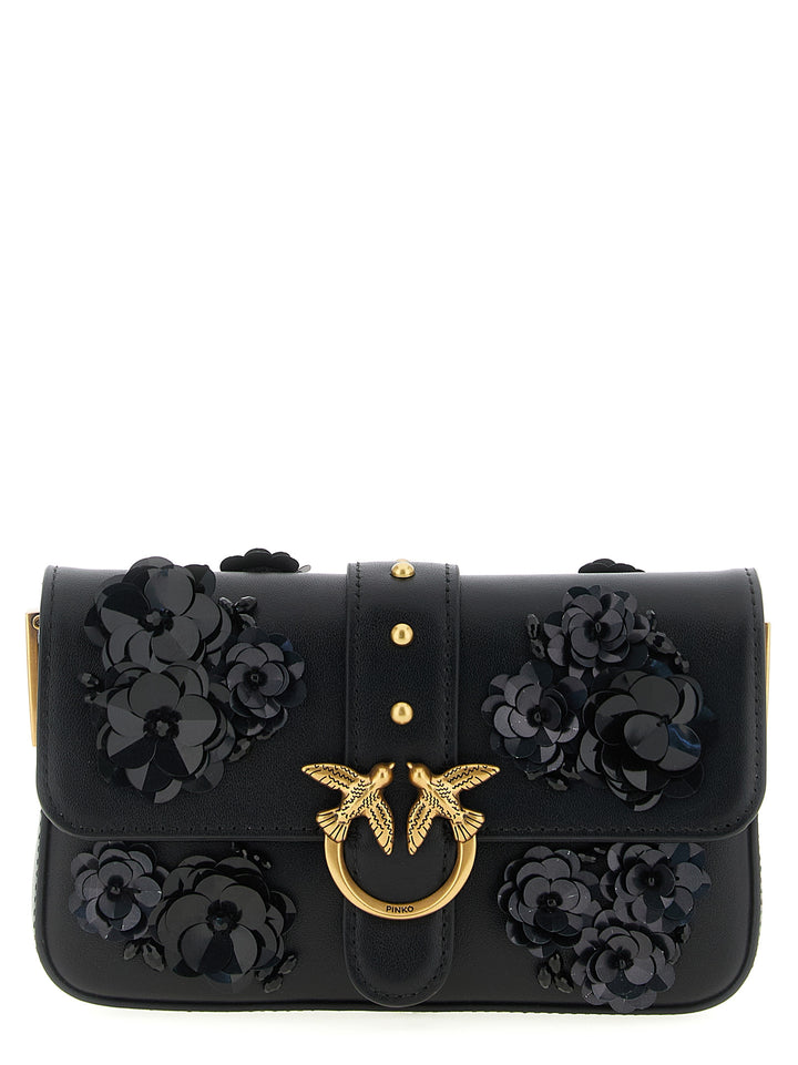 Pinko Baby Love Slouchy Borse a Spalla e Tracolla - Nero | 0cec3ad5fbd9548308c25c3f6bf48789bd62268a