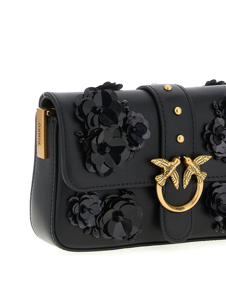 Pinko Baby Love Slouchy Borse a Spalla e Tracolla - Nero | 8b71e7dfcfa5d174fb3f9785cc32c0bc11b598d8