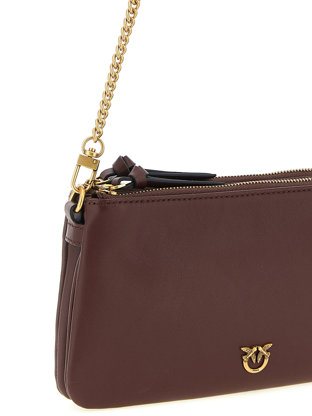 Pinko Mini Double Borse a Tracolla - Bordeaux | c59240a6cd459786533c1785a756a40edd9da554