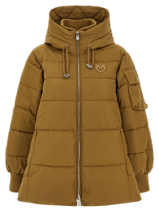 Crusca Puffer Jackets Beige