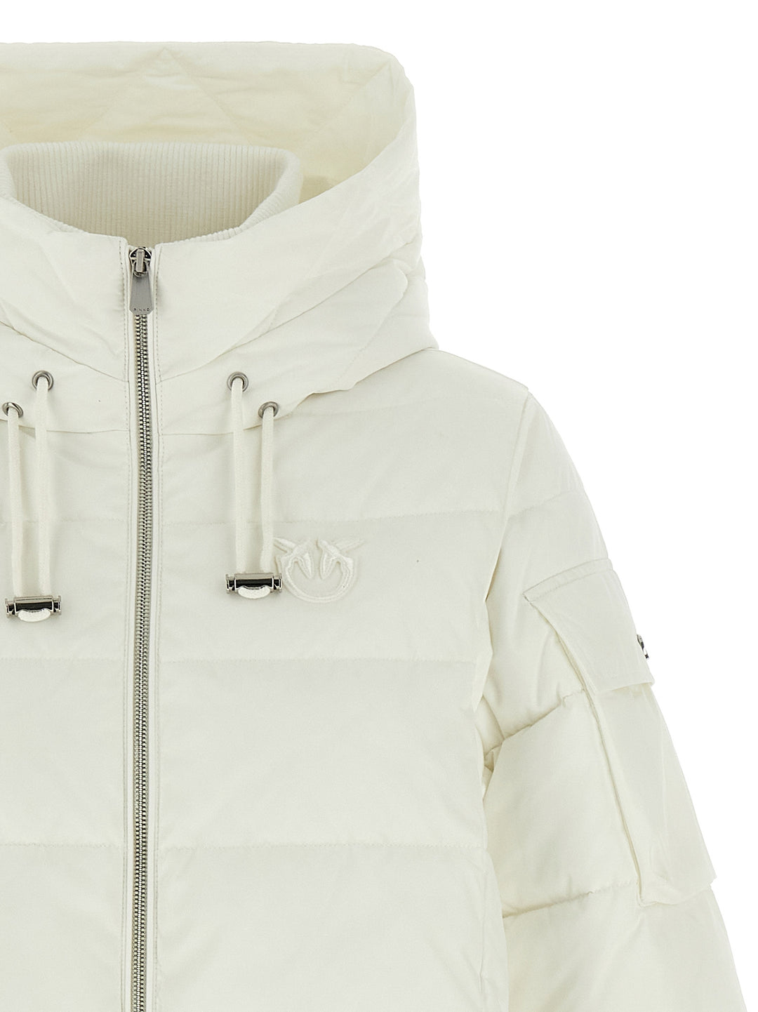 Pinko Crusca Puffer Jackets - Bianco | 82cddbb537449e0c0ef5dc9fc3bf22a42bc7ca31