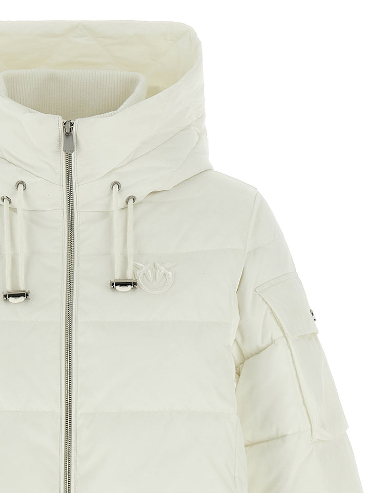 Pinko Crusca Puffer Jackets - Bianco | 82cddbb537449e0c0ef5dc9fc3bf22a42bc7ca31