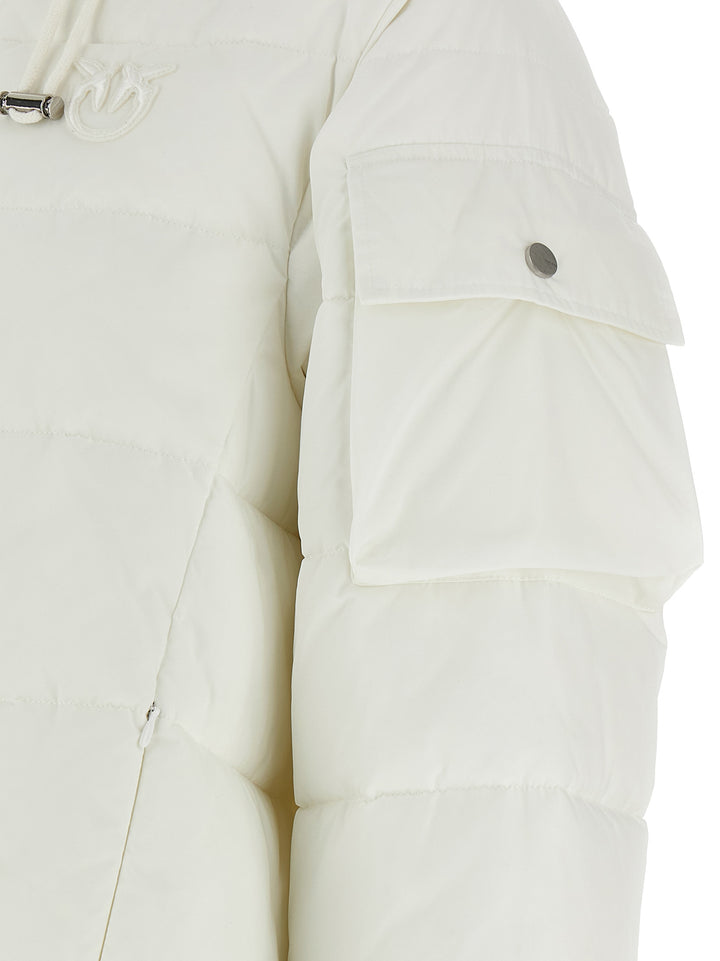 Pinko Crusca Puffer Jackets - Bianco | 5579bc928978331ebdf1474de0a5e6ae352c88bc
