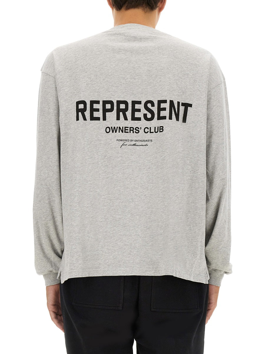Represent T shirt - Grigio | Wanan Luxury