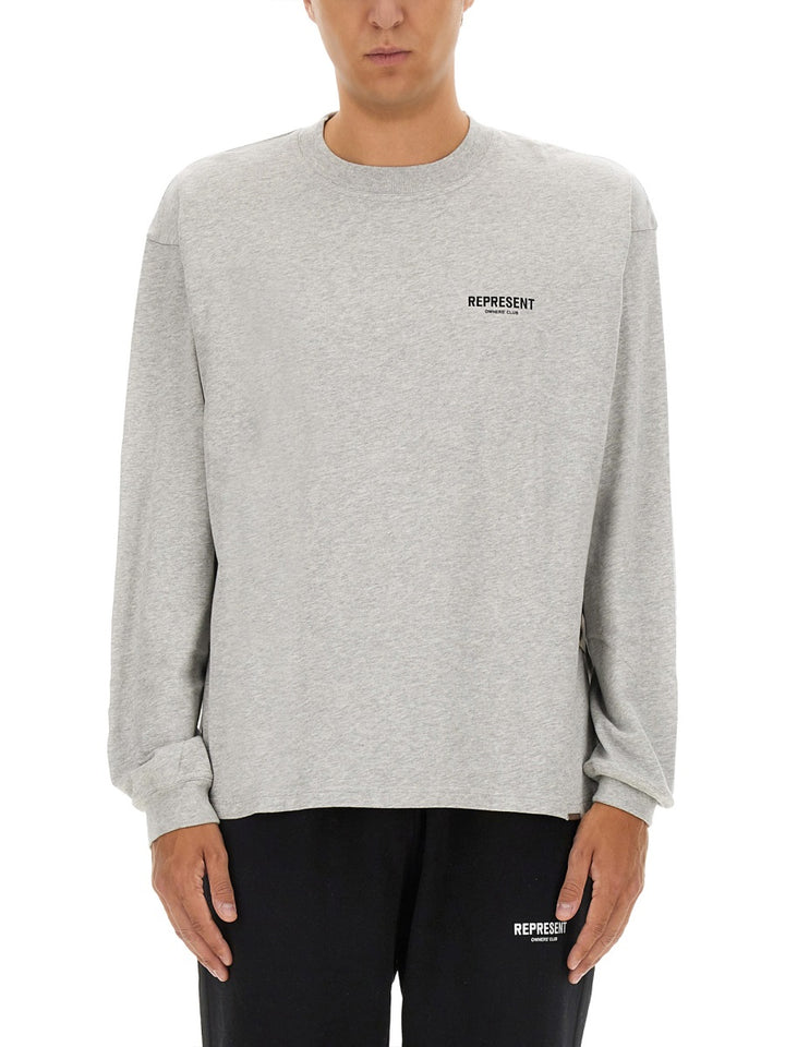 Represent T shirt - Grigio | Wanan Luxury