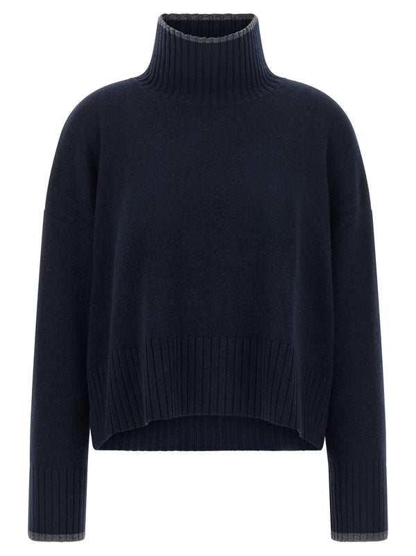 Turtle-Neck Sweater Maglioni Blu