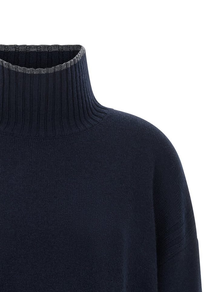 Pinko Turtle-Neck Sweater Maglioni - Blu | 61029eaf5985e6ecbe5e787ce56fc500990b9a90
