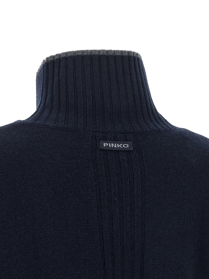 Pinko Turtle-Neck Sweater Maglioni - Blu | 4f8684f03c452138621df6bbf1f101027140a711