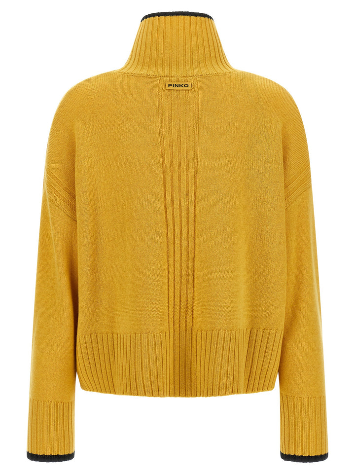 Pinko Turtle-Neck Sweater Maglioni - Giallo | 465398d4fd88ac259125389fd52f0d8bbb67c5ac