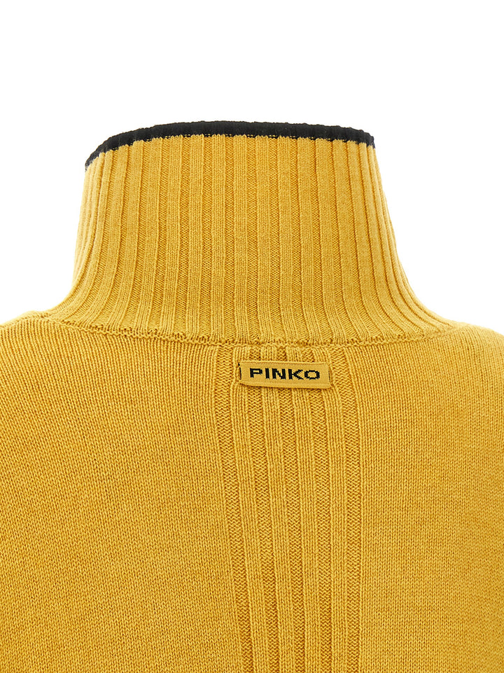 Pinko Turtle-Neck Sweater Maglioni - Giallo | 74fc7ddf47b51cc197a3bc3105f2a944443defab