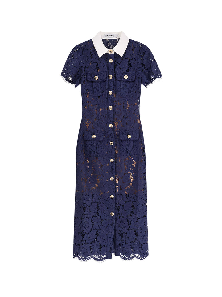 Self Portrait Dresses - Blue and green | debd3b1e9212cf0d96097a620c4a16db08582e73