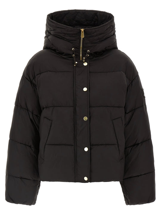 Impasto Puffer Jackets Marrone
