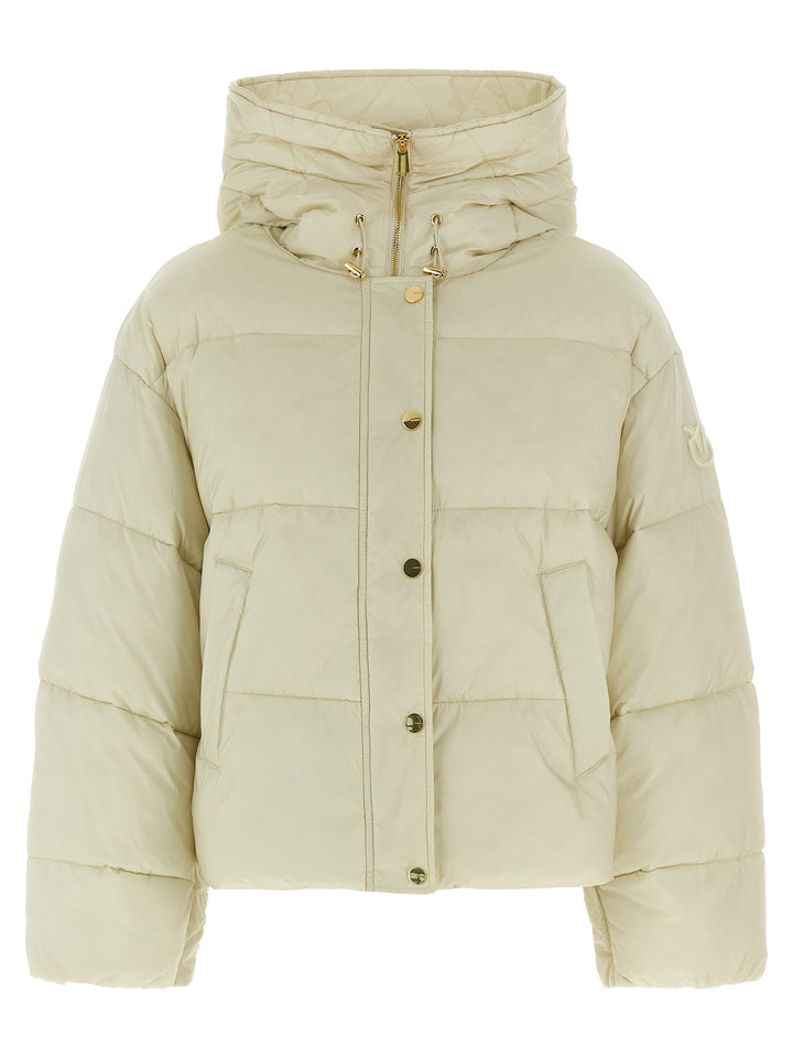 Pinko Impasto Puffer Jackets - Bianco | 3b17aafe0646266ed580692a2423c93b4c39c191
