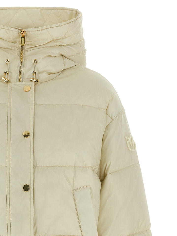 Pinko Impasto Puffer Jackets - Bianco | 2ffe3b124262c52ee5be89c65d780a4dd1d8e740