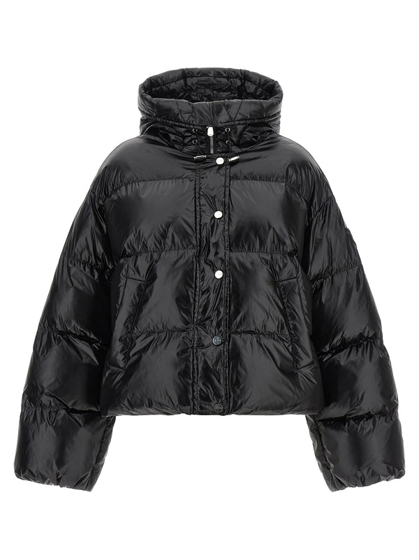 Impasto Puffer Jackets Nero
