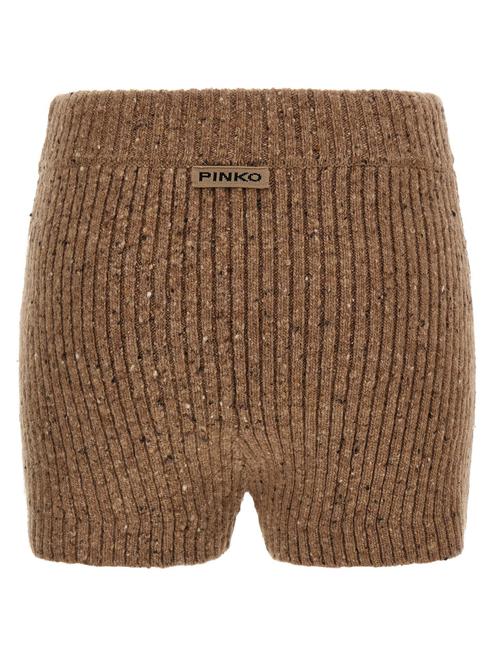 Pinko Wool Shorts Bermuda e Short - Beige | e190e0eb902ec62ded907800d21dbfa2c053c295