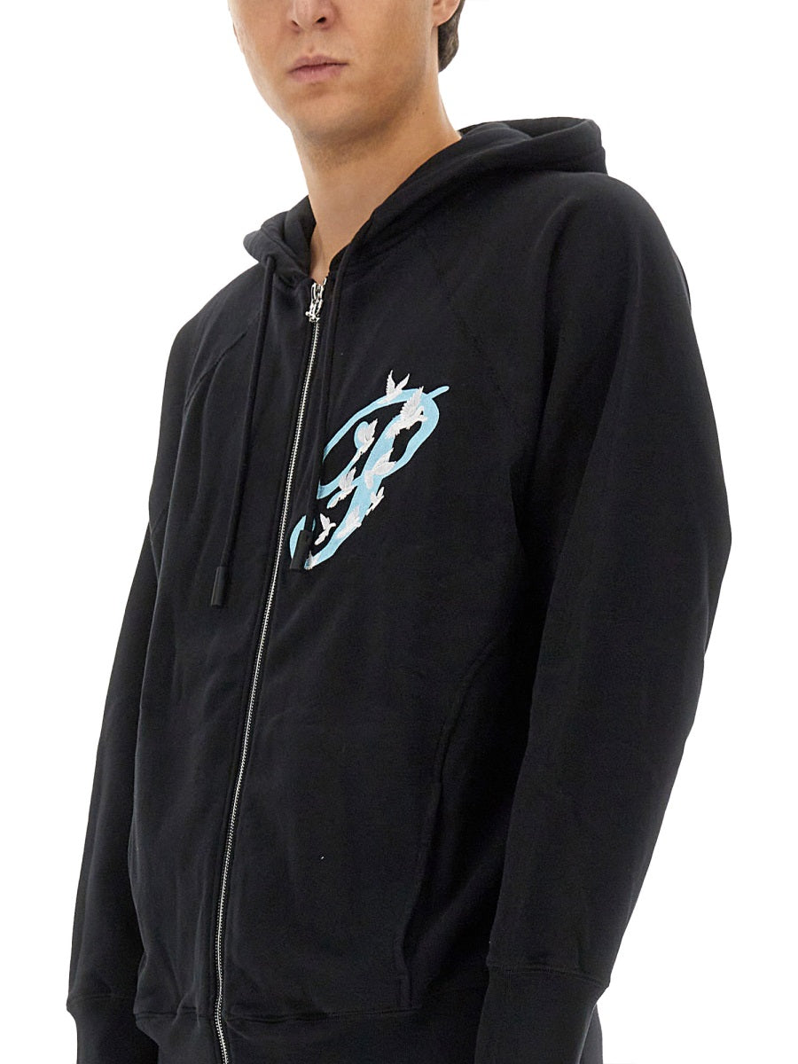 3.PARADIS Felpe - Nero | Wanan Luxury