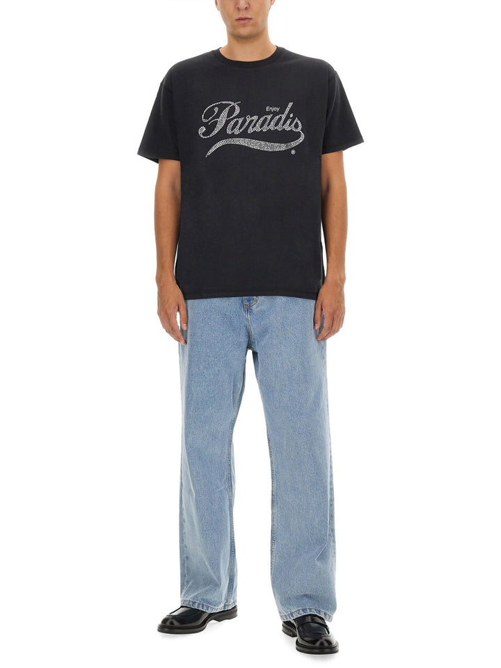 3.PARADIS T shirt - Nero | Wanan Luxury