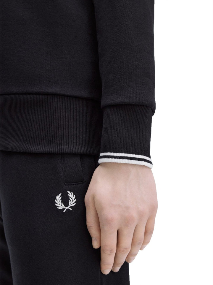 Fred Perry Felpe - Nero | Wanan Luxury