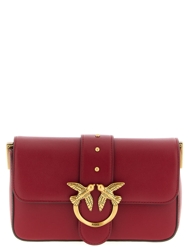 Pinko Mini Love Slouchy Borse a Spalla e Tracolla - Rosso | 97a989be6f190f9daf0742d77213726133b2f566