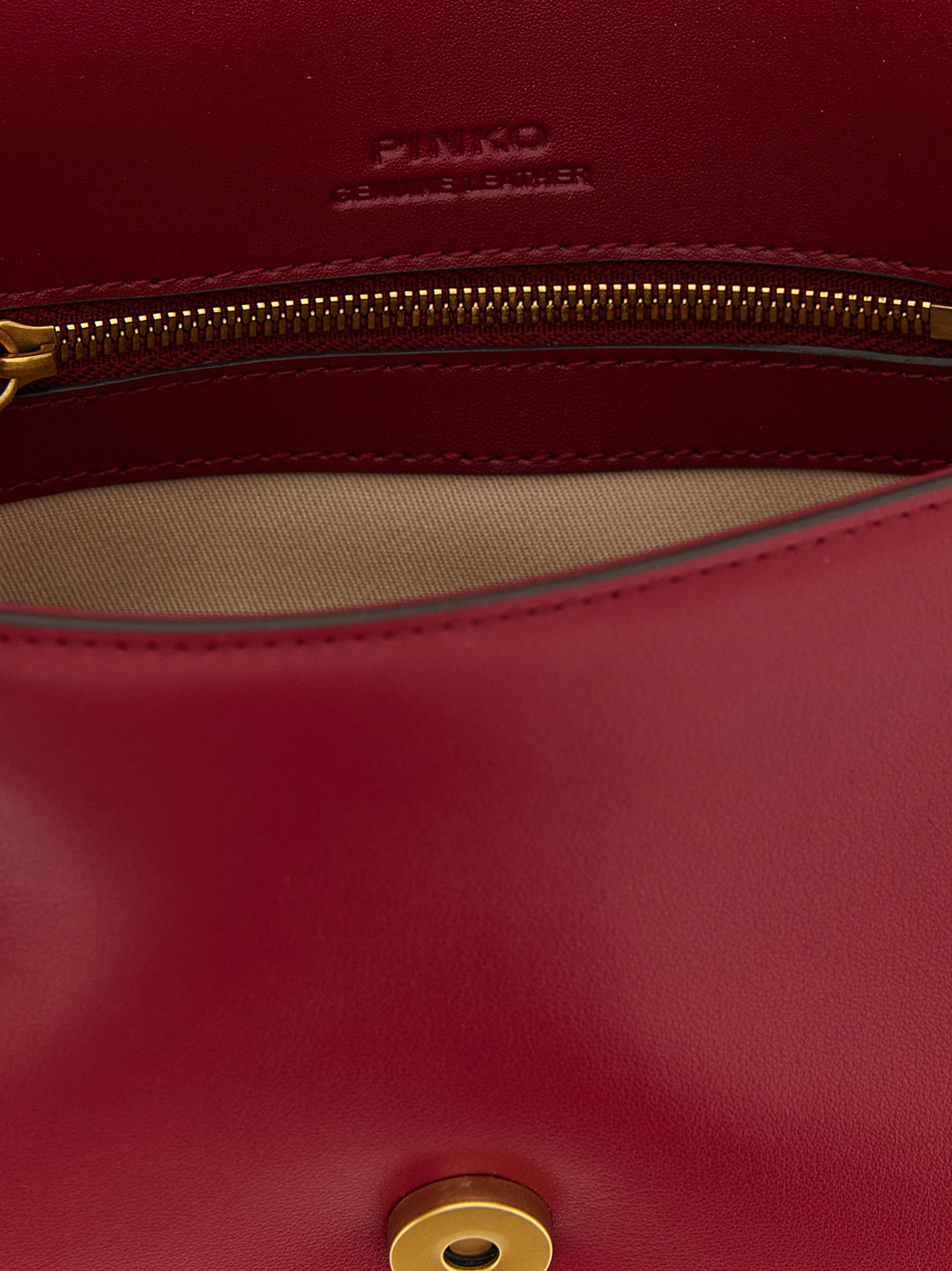 Pinko Mini Love Slouchy Borse a Spalla e Tracolla - Rosso | 6d945cee811b9a98cb9fe4ab62cd7417c9ae0282