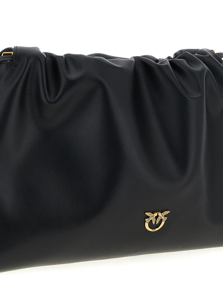 Pinko Maxi Leather Clutch - Nero | e3f6a98db72886eef67f3537f09849b49e51fc5f